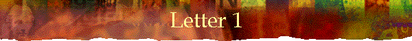 Letter 1